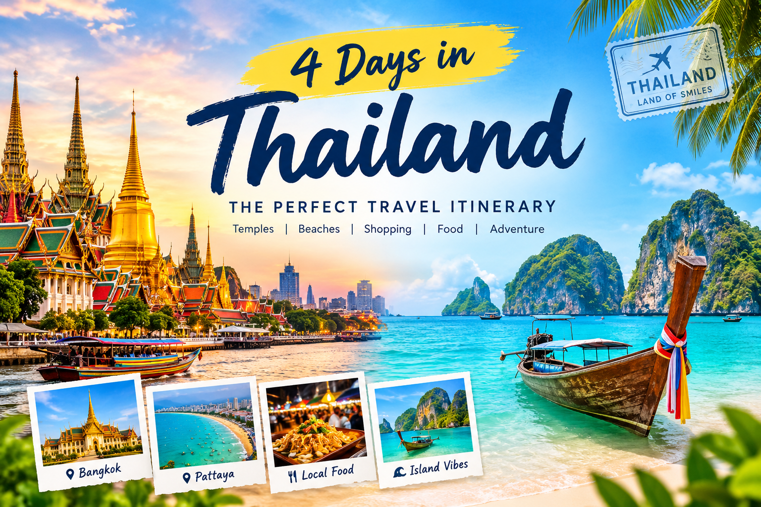 4 Days in Thailand: The Perfect Travel Itinerary